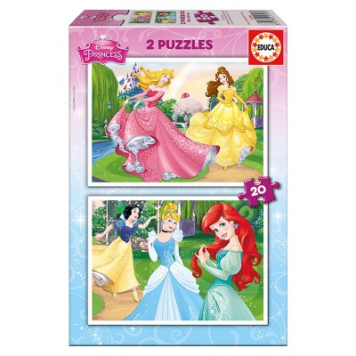 Educa Disney Hercegnők puzzle, 2x20 darabos puzzle