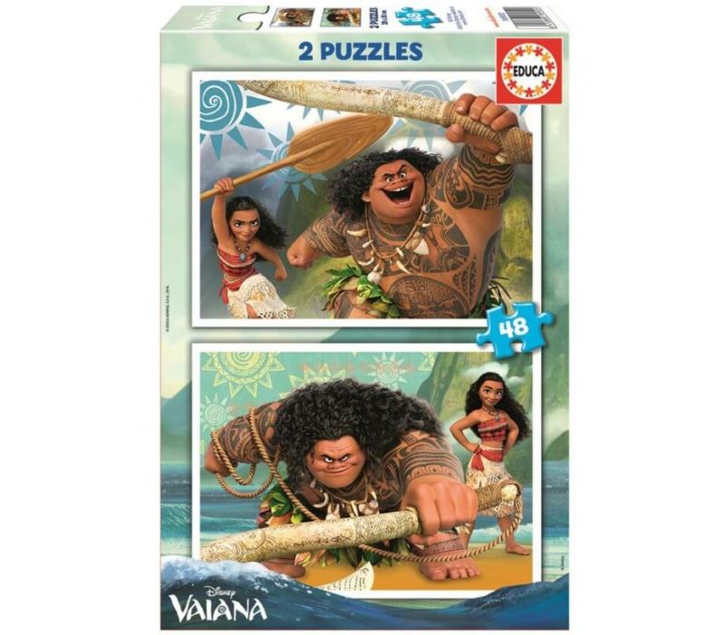 Educa Vaiana - 2 x 48 db-os puzzle