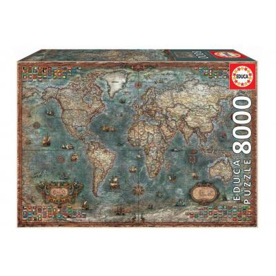 Educa Történelmi világtérkép 8000 db-os puzzle