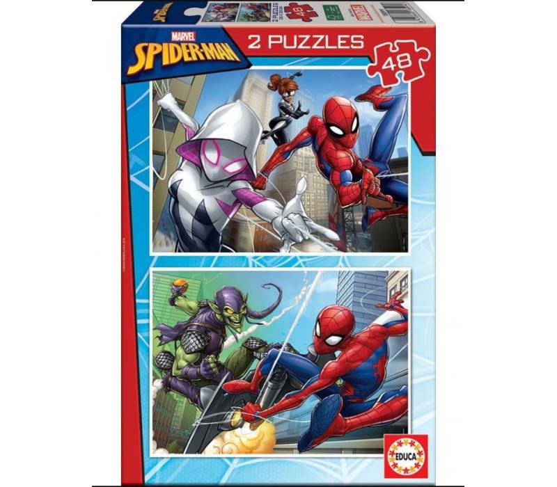 Educa Spiderman - 2 x 48 db-os puzzle