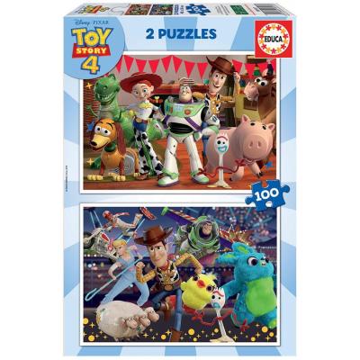 Educa Toy Story 4 - 2 x 100 db-os puzzle