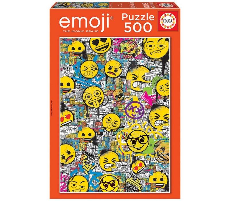 Educa 500 db-os puzzle - Emoji graffiti
