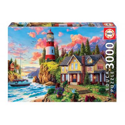 Educa Világítótorony az óceán mellett 3000 db-os puzzle