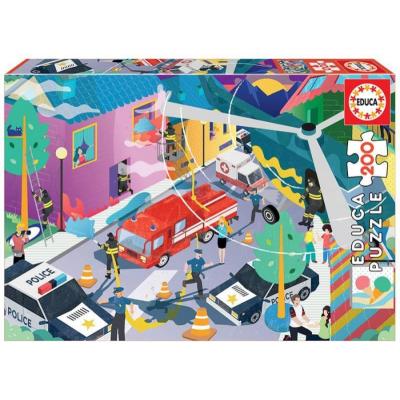 Educa Mentőjárművek 200 db-os puzzle
