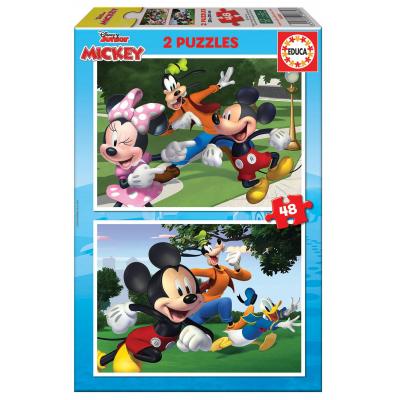 Educa Mickey és barátai 2x48 db-os puzzle