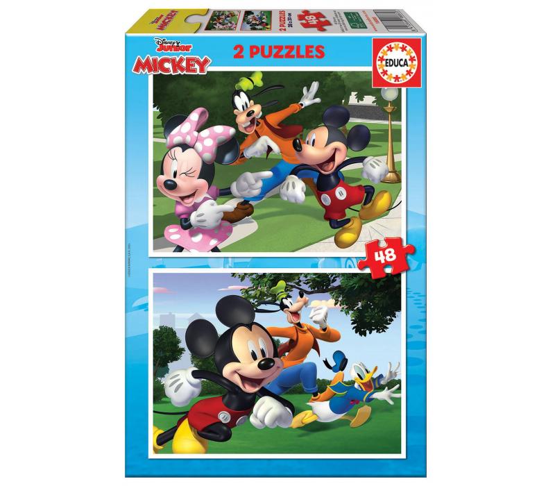 Educa Mickey és barátai 2x48 db-os puzzle
