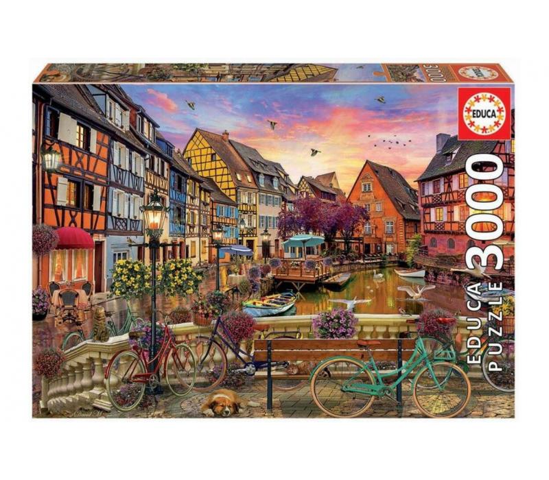 Educa Colmar, Franciaország - 3000 db-os puzzle