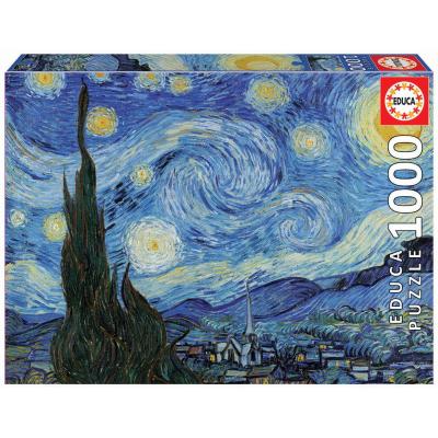 Educa A csillagos éjszaka, Vincent Van Gogh 1000 db-os puzzle