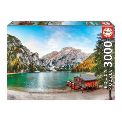 Educa Braies-tó ősszel - 3000 db-os puzzle