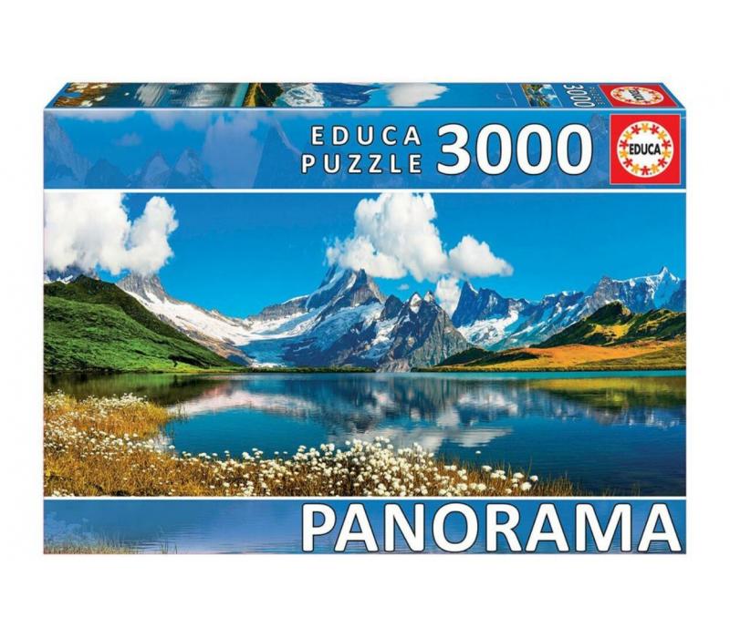 Educa Panoráma puzzle - Bachalpsee-tó, Svájc - 3000 db-os
