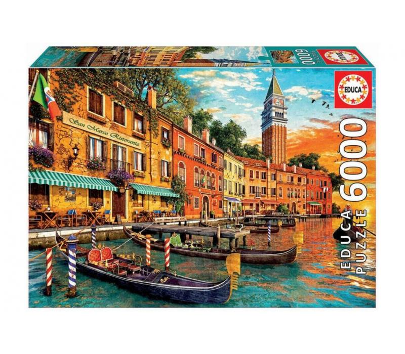 Educa Naplemente San Marco-ban - 6000 db-os puzzle