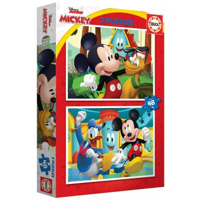Educa Mickey Mouse Fun House 2x48 db-os puzzle