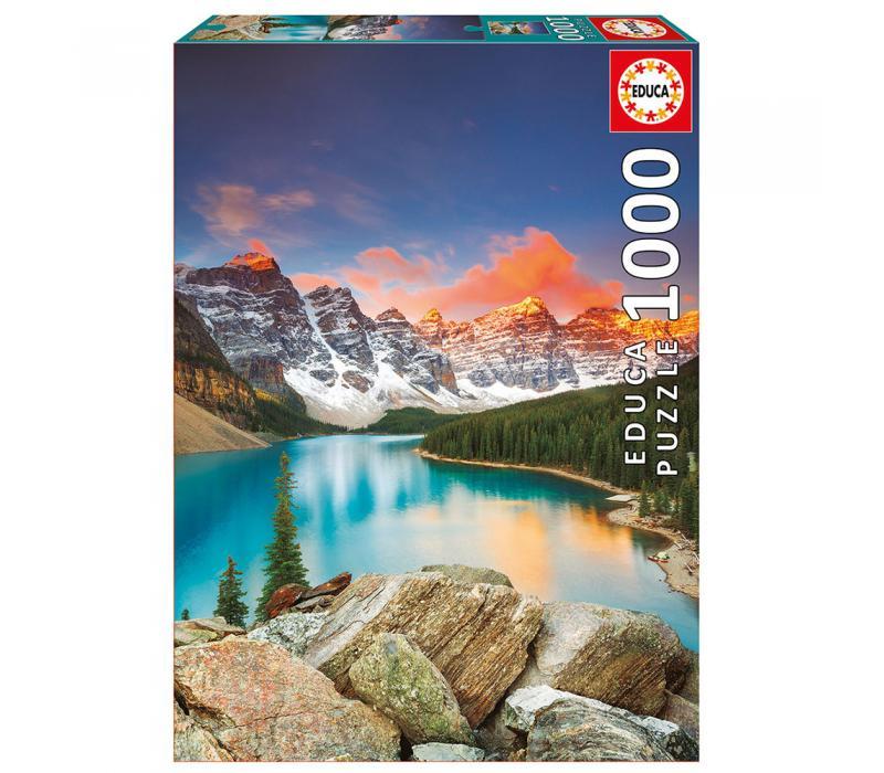 Educa A Kanadai Moraine tó puzzle, 1000 darabos