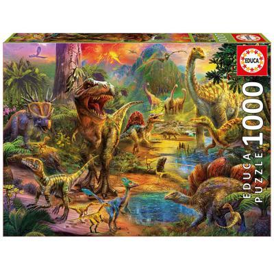 Educa Dinoszauruszok világa puzzle, 1000 darabos