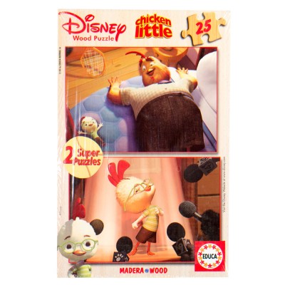 Educa Disney Csodacsibe fa puzzle, 2x25 darabos