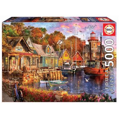 Educa Esti kikötő puzzle, 5000 darabos