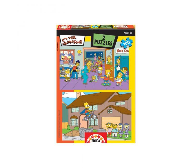 Educa Simpsons puzzle, 2x100 darabos