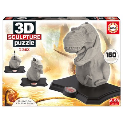 Educa T-Rex 3D puzzle szobor, 160 darabos