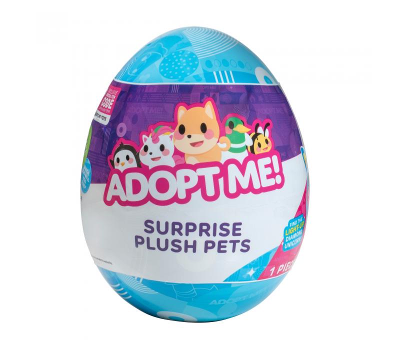 Adopt Me meglepetés plüss tojás virtuális kóddal