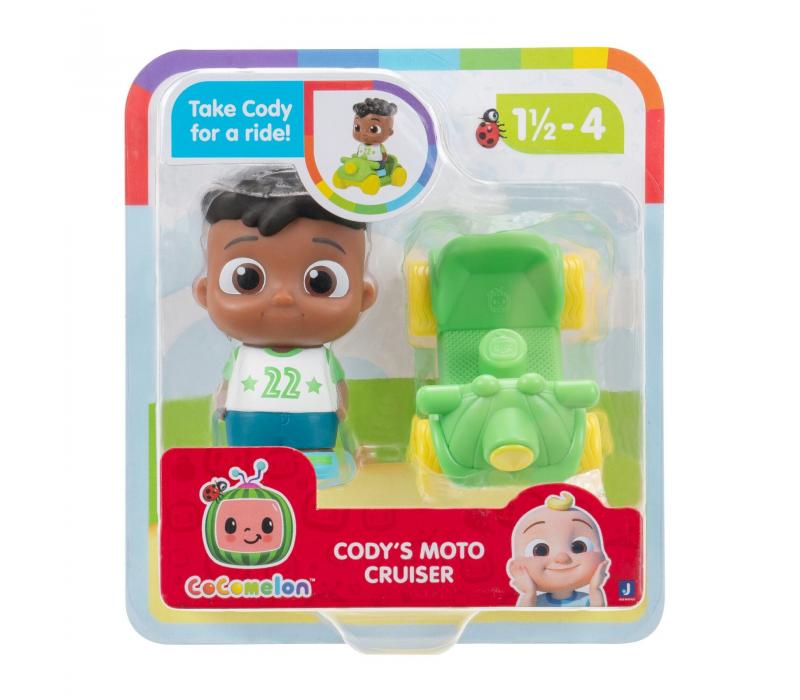 Cocomelon figura készlet JJ és barátai járműben - Cody
