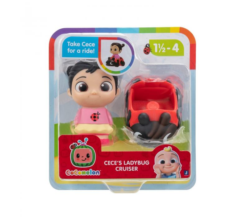 Cocomelon figura készlet JJ és barátai járműben - CeCe