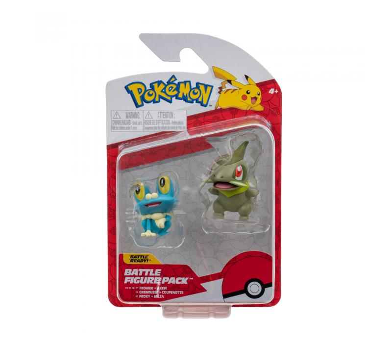 Pokémon Mini figura csomag - Axew & Froakie 5 cm