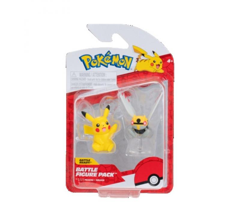 Pokémon figura csomag - Ninjask & Pikachu 5 cm