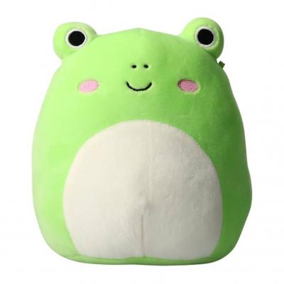 Squishmallows 20 cm - Wendy a zöld béka gombás hímzéssel