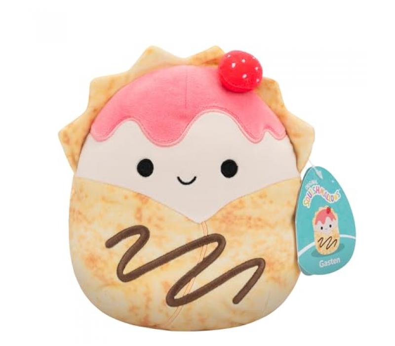 Squishmallows 20 cm - Gasten az epres palacsinta, csoki szórással