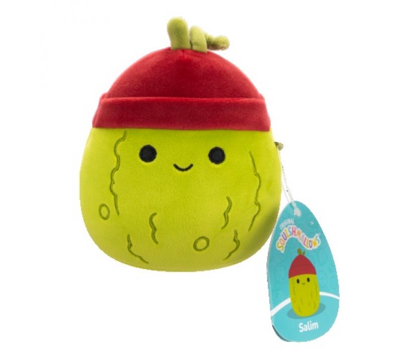 Squishmallows 13 cm - Salim a zöld uborka sapkában
