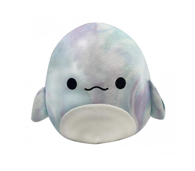 Squishmallows 20 cm - Laslow a beluga bálna