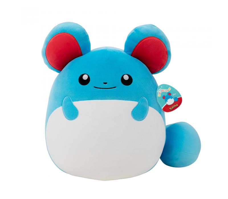 Squishmallows Pokémon plüssfigura - Marill 35 cm