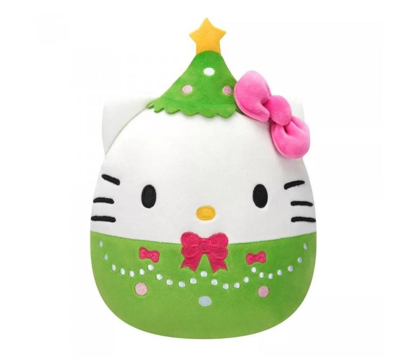 Squishmallows 20 cm - (Ünnepek) Hello Kitty karácsonyfa