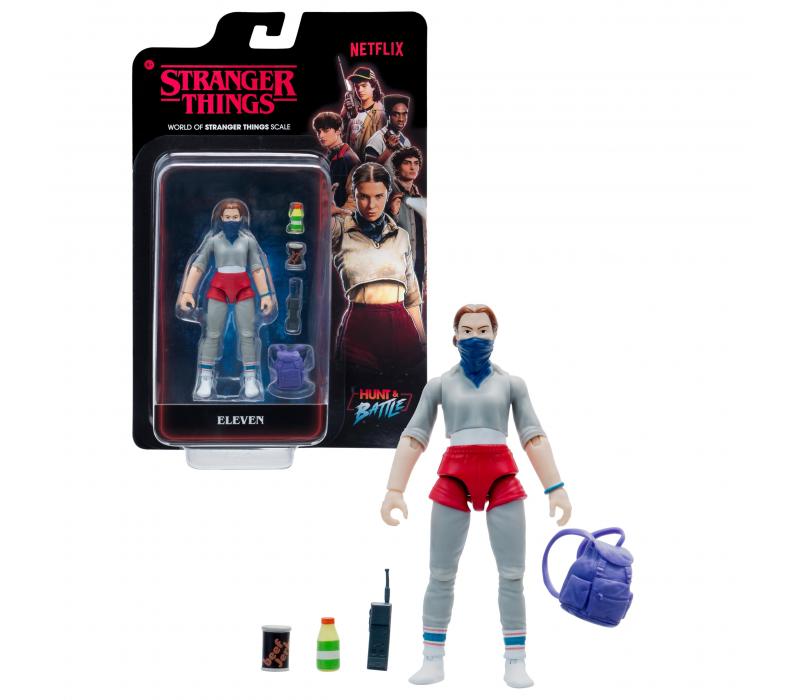 Stranger Things Eleven World of Core Gyűjtői Akciófigura, 10 cm-es, Részletes Kidolgozással