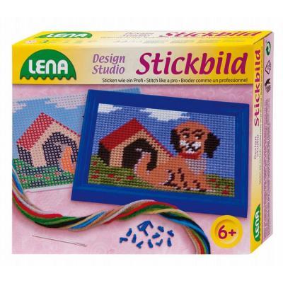 Lena játék hímzőkészlet, kutya