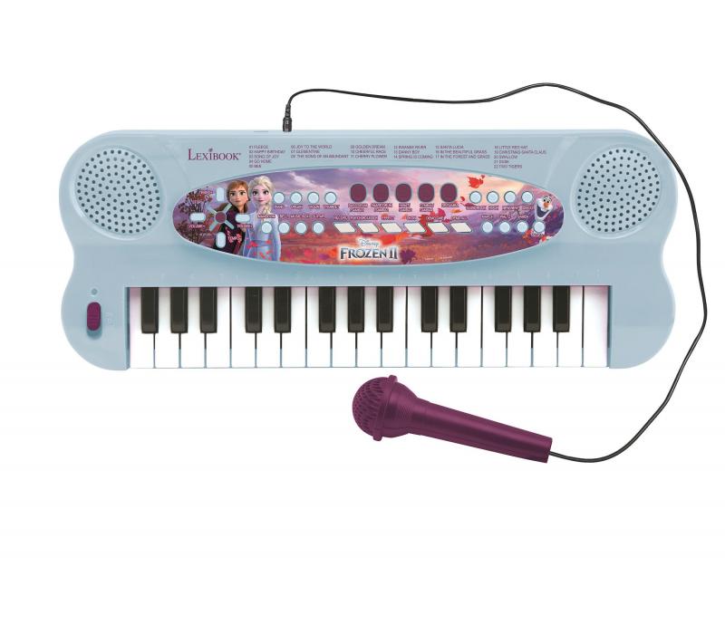 Lexibook Jégvarázs Elektromos zongora mikrofonnal és 32 billentyűvel