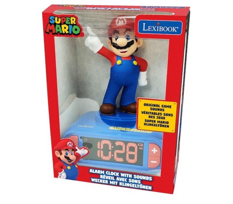 Lexibook Mario ébresztő óra éjszakai fénnyel és hangeffektekkel