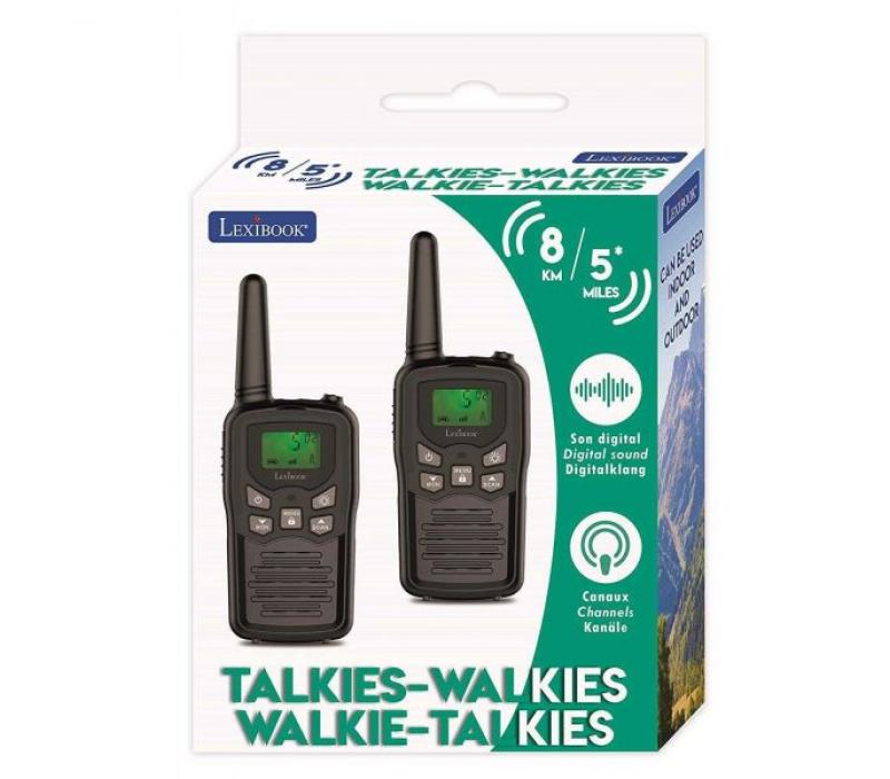 Digitális  Walkie Talkie 8 km-es hatótávval, 8 csatorna