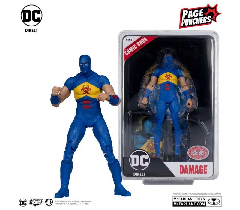 DC McFarlane Page Punchers játékfigura 18 cm - Damage (Kingdom Come) (Ritka)