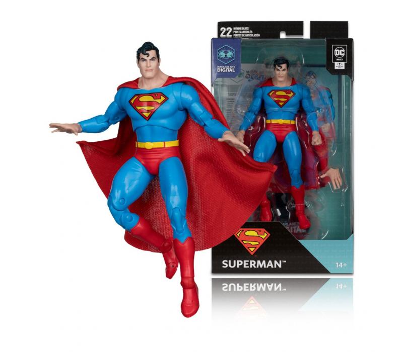 DC McFarlane Digital játékfigura 18 cm - Superman (Silver Age)