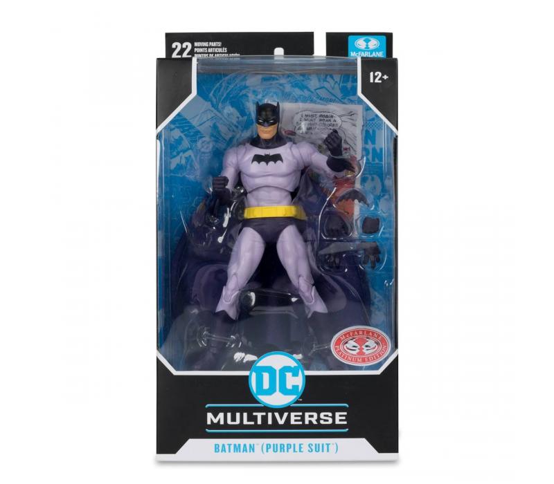 DC McFarlane DC Multiverse játékfigura 18 cm - Lila Batman (Ritka)