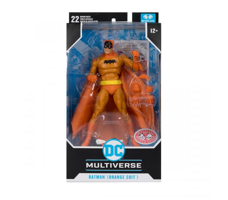 DC McFarlane DC Multiverse játékfigura 18 cm - Narancssárga Batman (Ritka)
