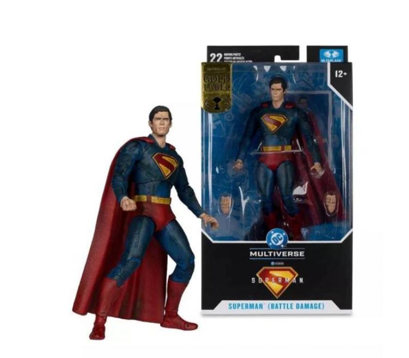 DC McFarlane DC Multiverse játékfigura 18 cm - Superman movie - Superman battle damage (Gold label kiadvány) DC McFarlane DC Multiverse játékfigura 18 cm - Superman movie - Superman battle damage (Gold label kiadvány)