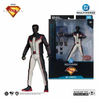 DC Comics Deluxe 18 cm-es Figura – Superman The Movie - Mr. Terrific (ritka)