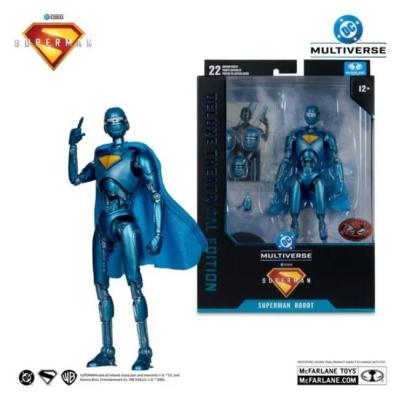 DC Comics Deluxe 18 cm-es Figura – Superman The Movie - Superman Robot (ritka)