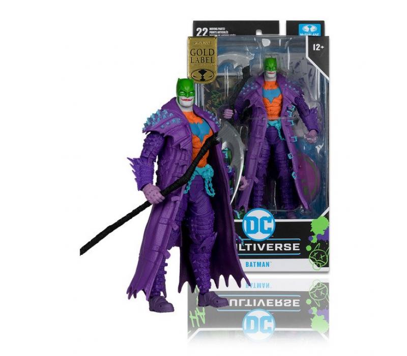 DC McFarlane játégfigura 18 cm (Gold label) - Dark Nights: Death Metal - Jokeres különleges kiadás
