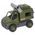 Játék katonai furgon, 24 cm