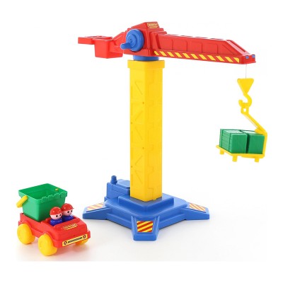 Színes játék daru 60,5 cm