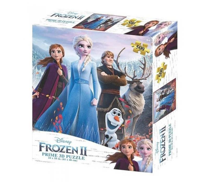 Disney Frozen - Jégvarázs 3D puzzle, 500 darabos
