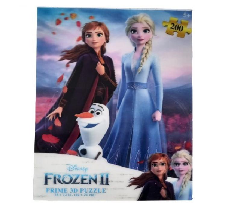 Disney Frozen - Jégvarázs 3D puzzle, 200 darabos